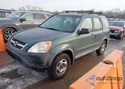 2004 Honda Cr-V Lx из США, поврежденный, VIN SHSRD68414U200312